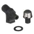 Attwood 90 Degree Fuel Tank Vent Stainless steel Black #780064