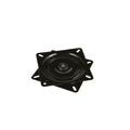 Attwood 17720 Seat Swivel, For Boat Seat, 6  Inches, 0-Degrees Tilt, Aluminum, Black Power Coated