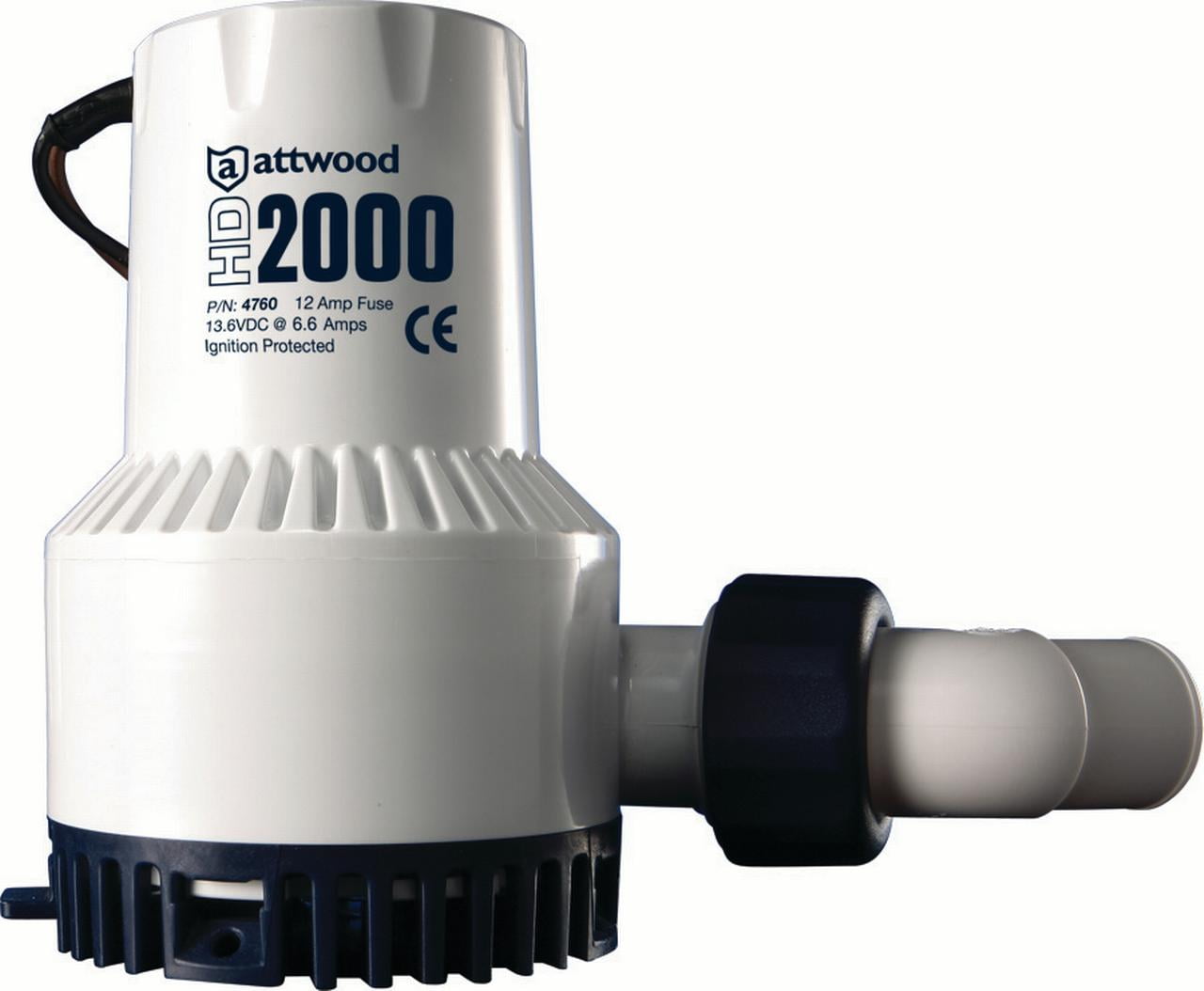 Attwood Heavy Duty Bilge Pump, 2000 GPH