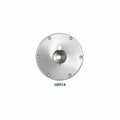 Wedge Base 9" Dia Brushed Alum