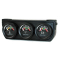 AutoMeter 2391 Autogage Electric Mini Oil/Volt/Water Gauge Black Console