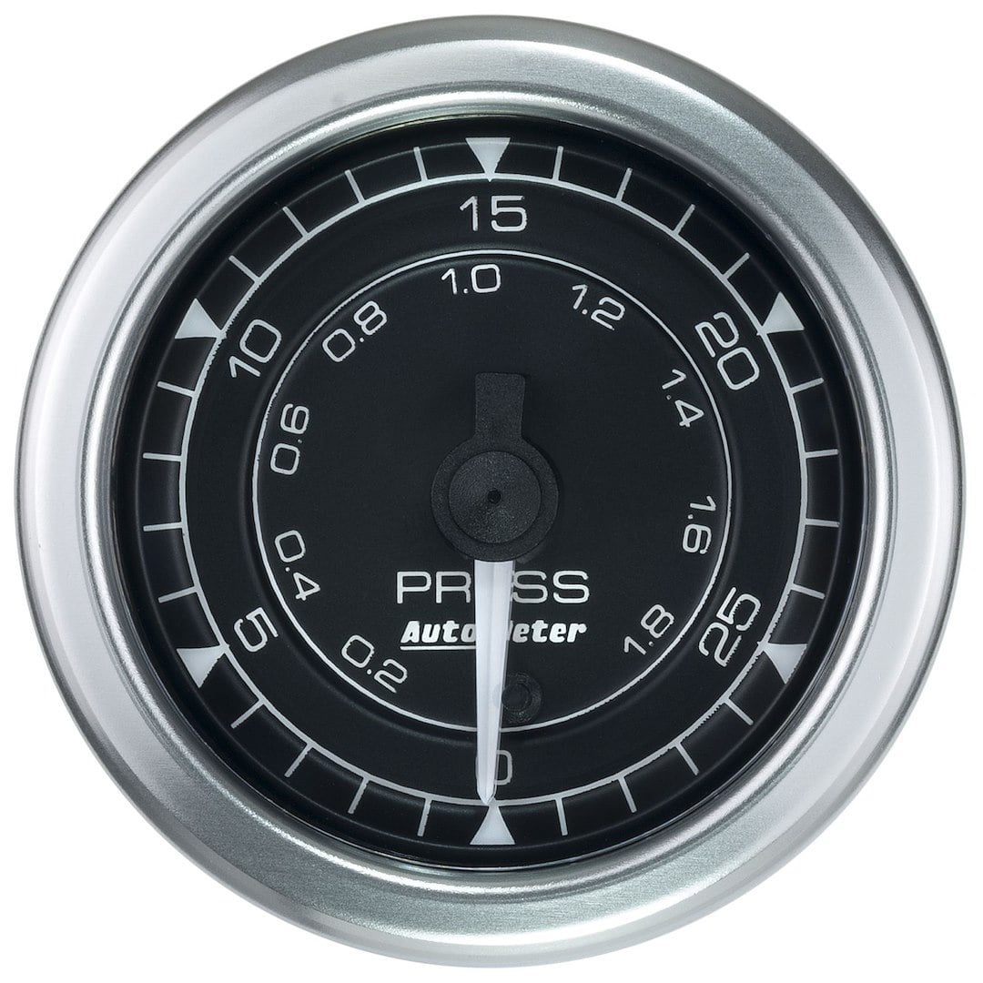 AutoMeter 8164 Gauge, Pressure, 2 1/16", 30Psi, Digital Stepper Motor, Chrono