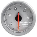 AutoMeter 9198-UL AirDrive Tachometer; 2-1/16 in.; Silver Dial Face; User Selectable LED; Electric Air-Core; 0-5000 RPM; Works w/Most OBDII Vehicles;