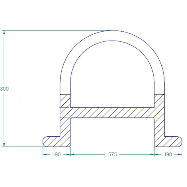 Seal  D G5 Slide .80 in X .955 in -