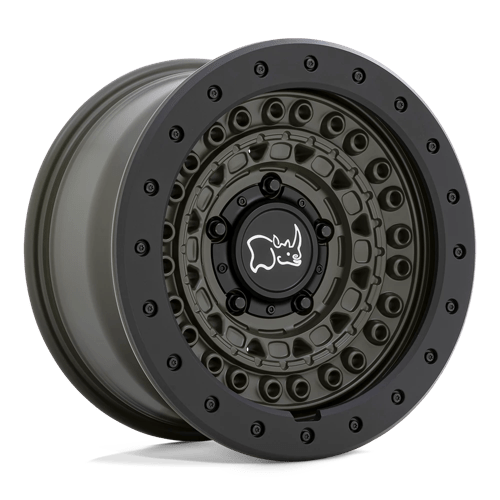 Black Rhino Hard Alloys BARRICADE 20X9 6X120 67 OD-GRN-BLK +10