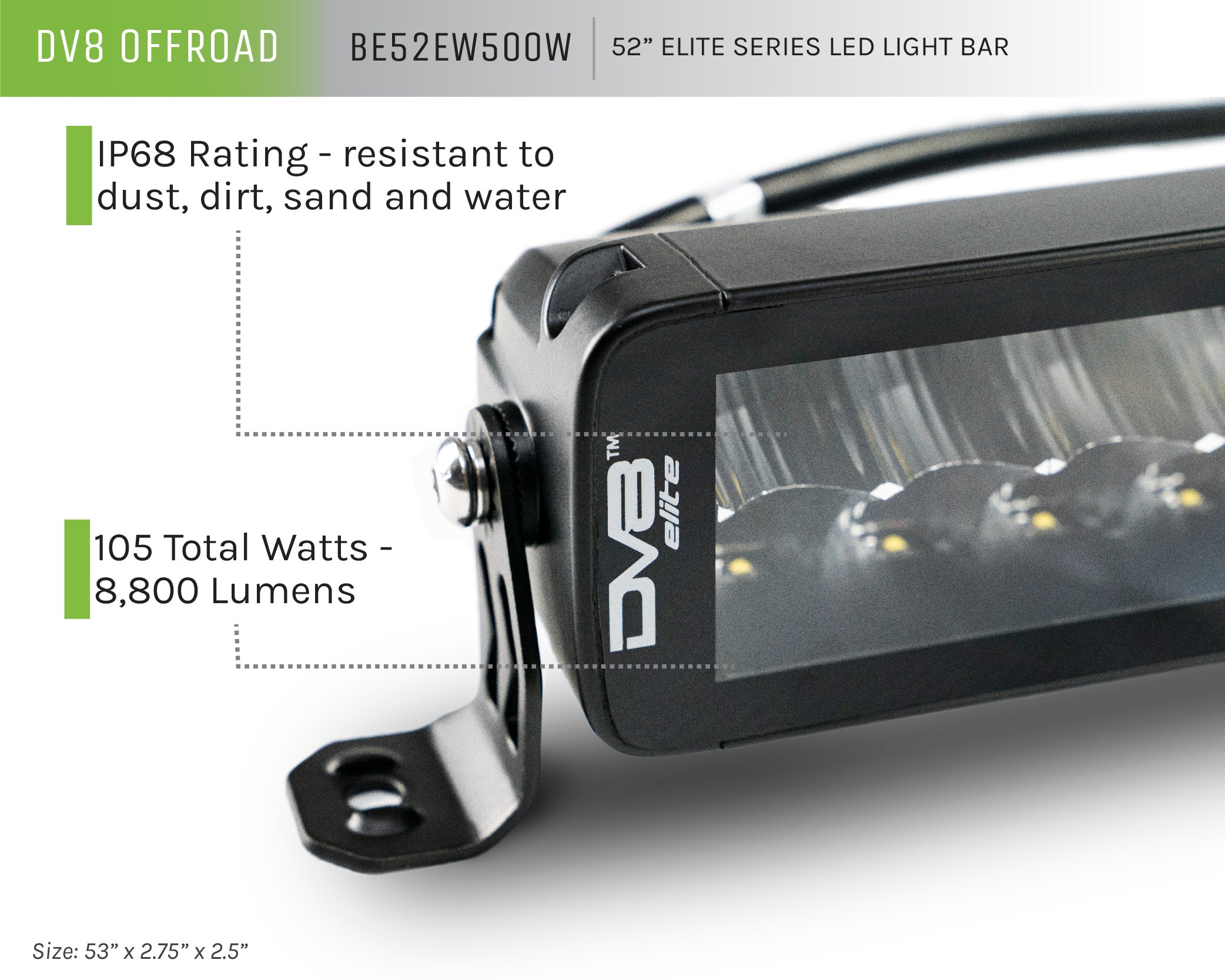 52-Inch Elite Series LED Light Bar