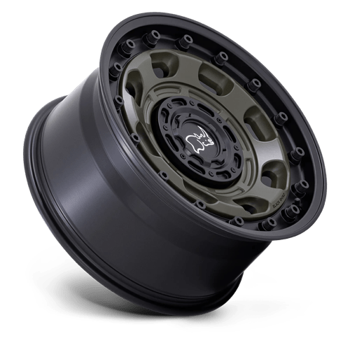 Black Rhino Hard Alloys ATLAS 16X8 6X5.5 106 -10 OD-GRN-BLK-LP