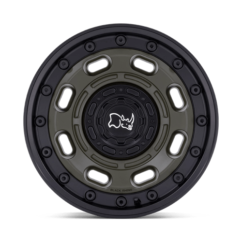 Black Rhino Hard Alloys ATLAS 16X8 6X5.5 106 -10 OD-GRN-BLK-LP