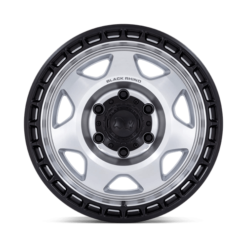 Black Rhino Hard Alloys VOYAGER 17X8.5 6X4.5 66 +0 SLV-MCH-BLK