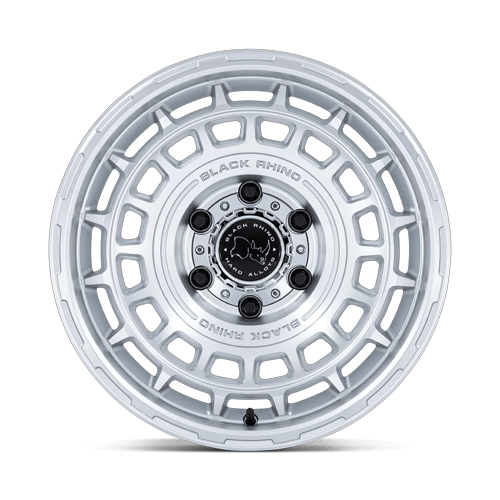 Black Rhino Hard Alloys AWOL 17X8.5 6X135 87 +10 SLV-MCH-FC