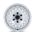 Black Rhino Hard Alloys AWOL 17X8.5 6X135 87 +10 SLV-MCH-FC
