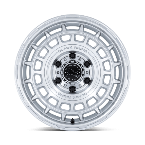 Black Rhino Hard Alloys AWOL 17X8.5 5X4.5 72 +25 SLV-MCH-FC
