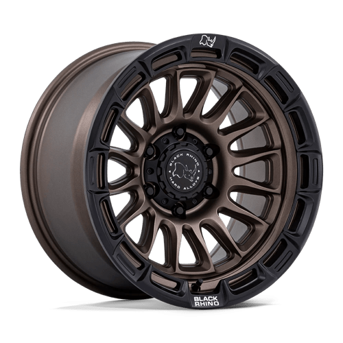 Black Rhino Hard Alloys RIVAL 17X9 5X5 71 -12 B-BRNZ M-BLK