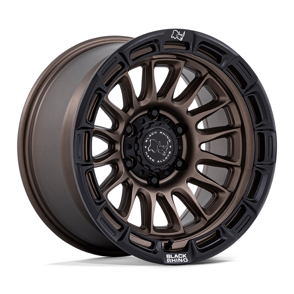 Black Rhino Hard Alloys RIVAL 17X8.5 5X4.5 72 +25 B-BRNZ M-BLK