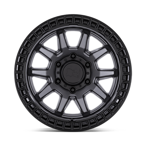 Black Rhino Hard Alloys BR CALICO 17X8.5 5X4.5 72 M-GMTL BLK +34