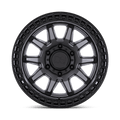Black Rhino Hard Alloys BR CALICO 17X8.5 5X4.5 72 M-GMTL BLK +34