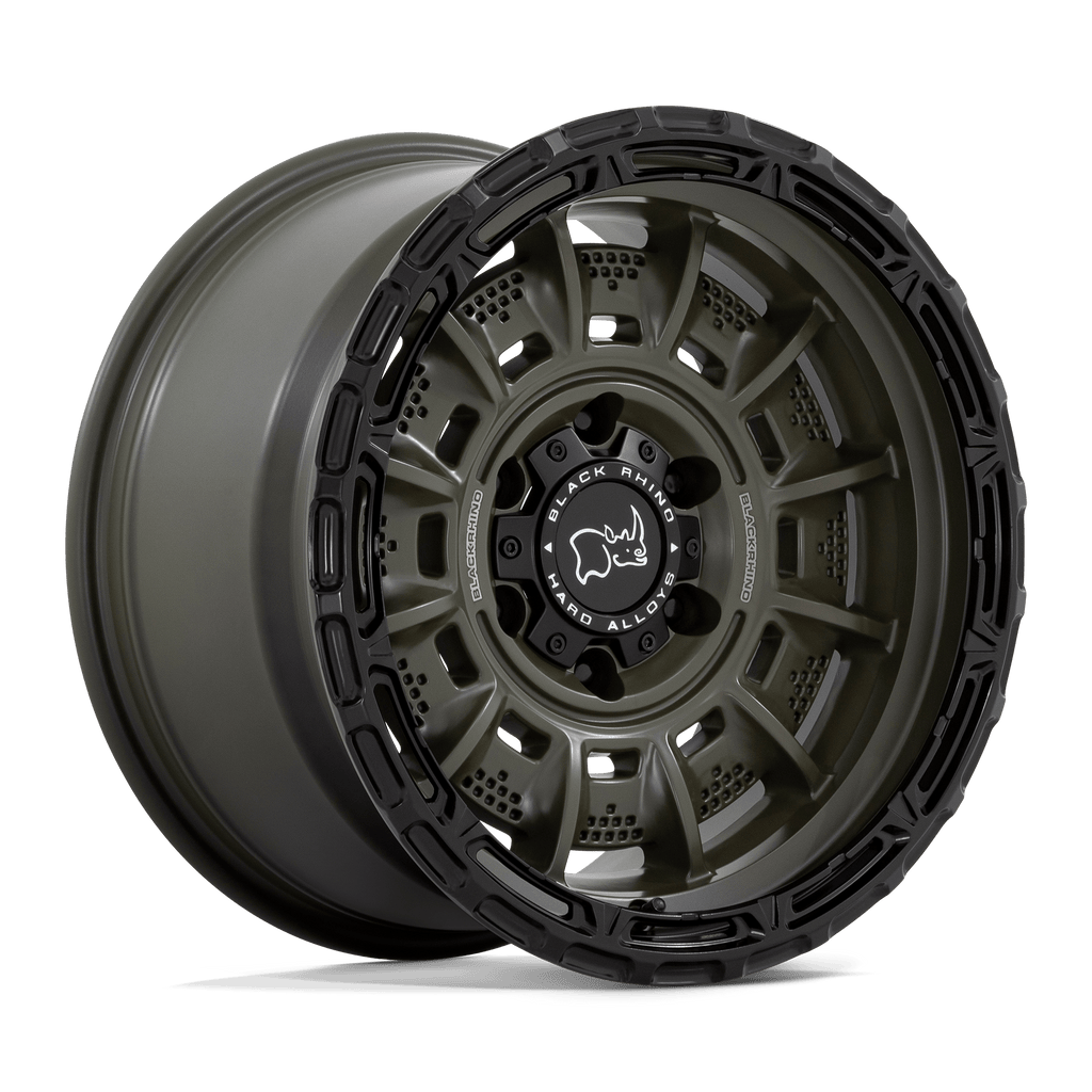 Black Rhino Hard Alloys LEGION 17X9 5X5.0 71 OD-GRN-BLK -12