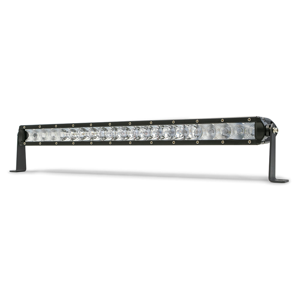 Single Row LED Light Bar With Chrome Face