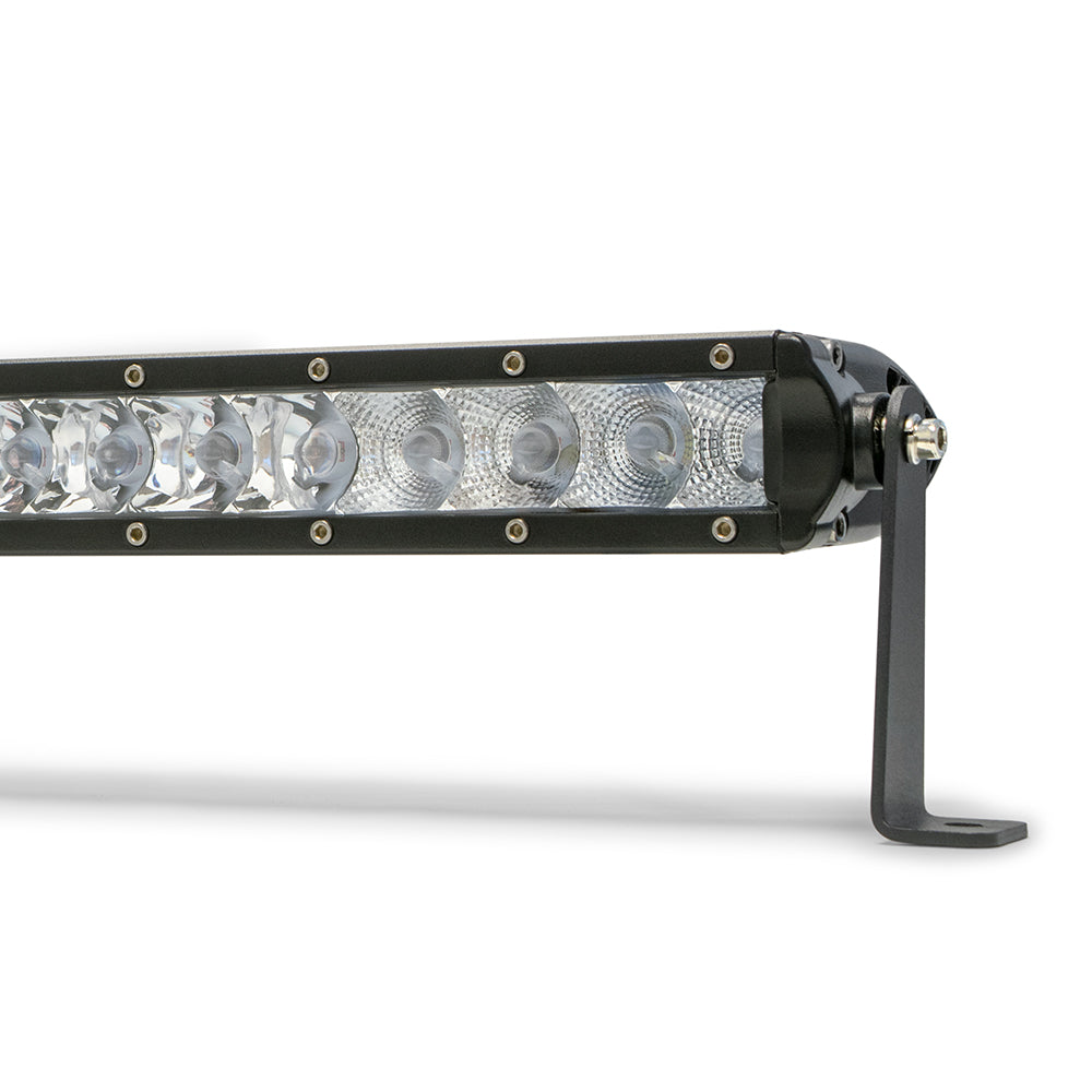 Single Row LED Light Bar With Chrome Face