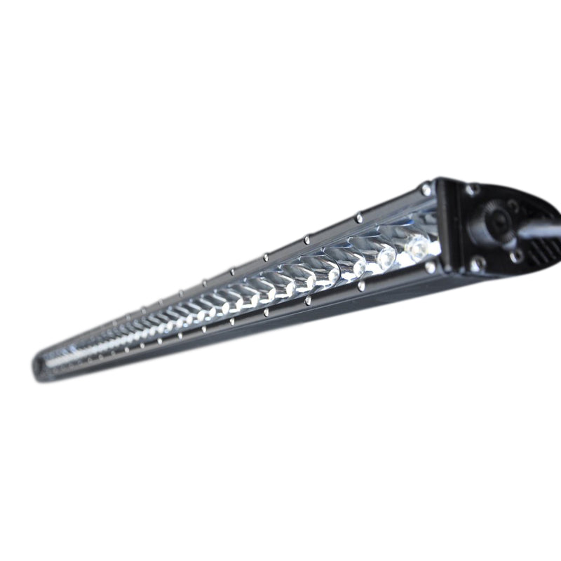 Single Row LED Light Bar With Chrome Face