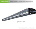 Single Row LED Light Bar With Chrome Face