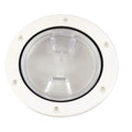 Deck Plate 4" Screw Wht-Clear-Smooth