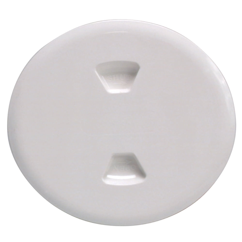 Twist-Out Deck Plate 5" White