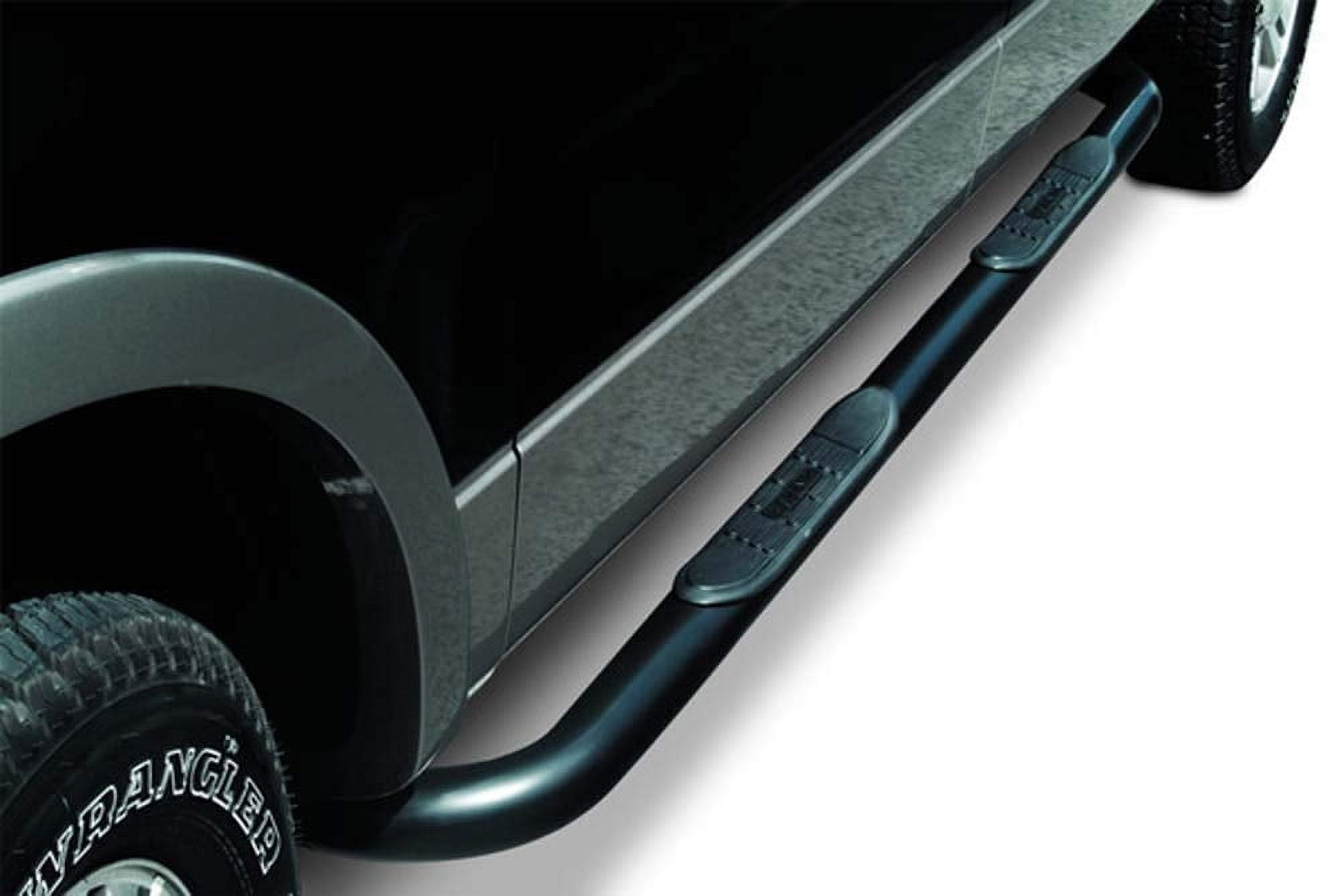3' Round Side Bars Mild Steel Black
