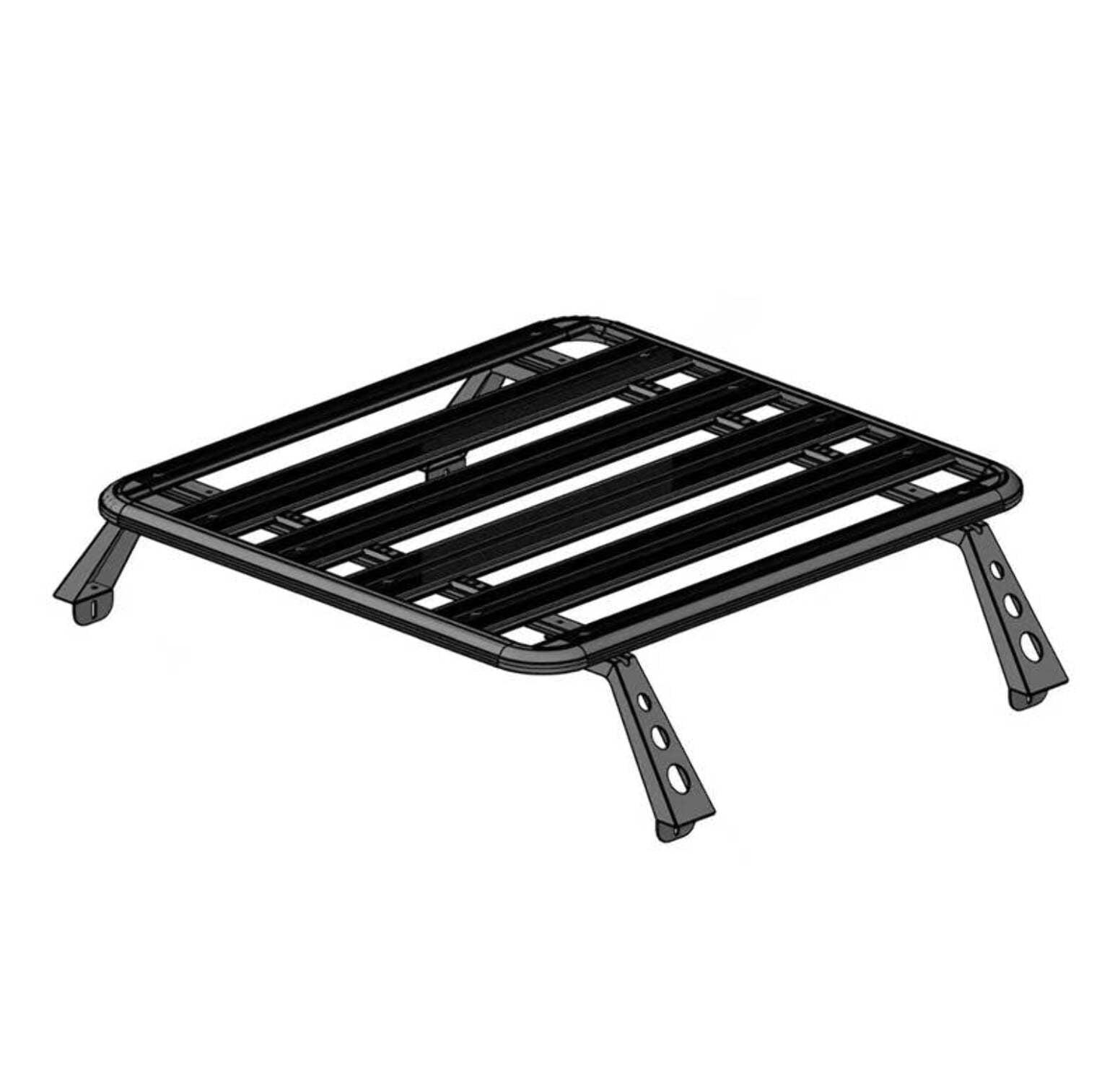 Blk Spike Bed Pltfrm Tray Bkt