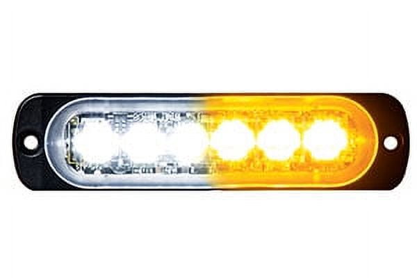 Light Strobe 4-3/8IN 6-LED Amber/Cl