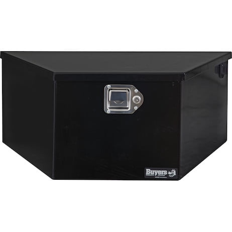 31 Inch Width; Gloss Black Steel Pu