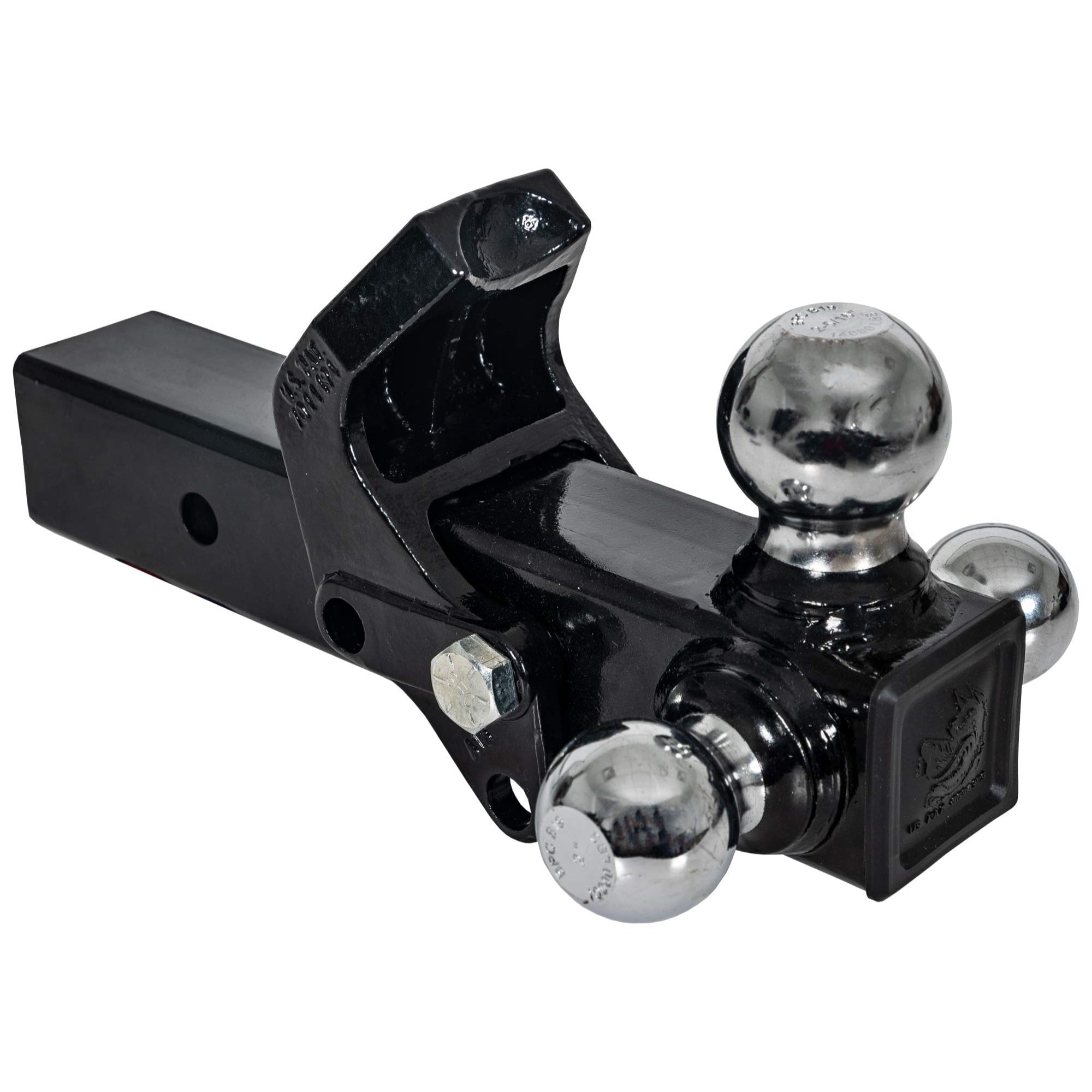Triball Hitch W/Pintle Black 2.5IN
