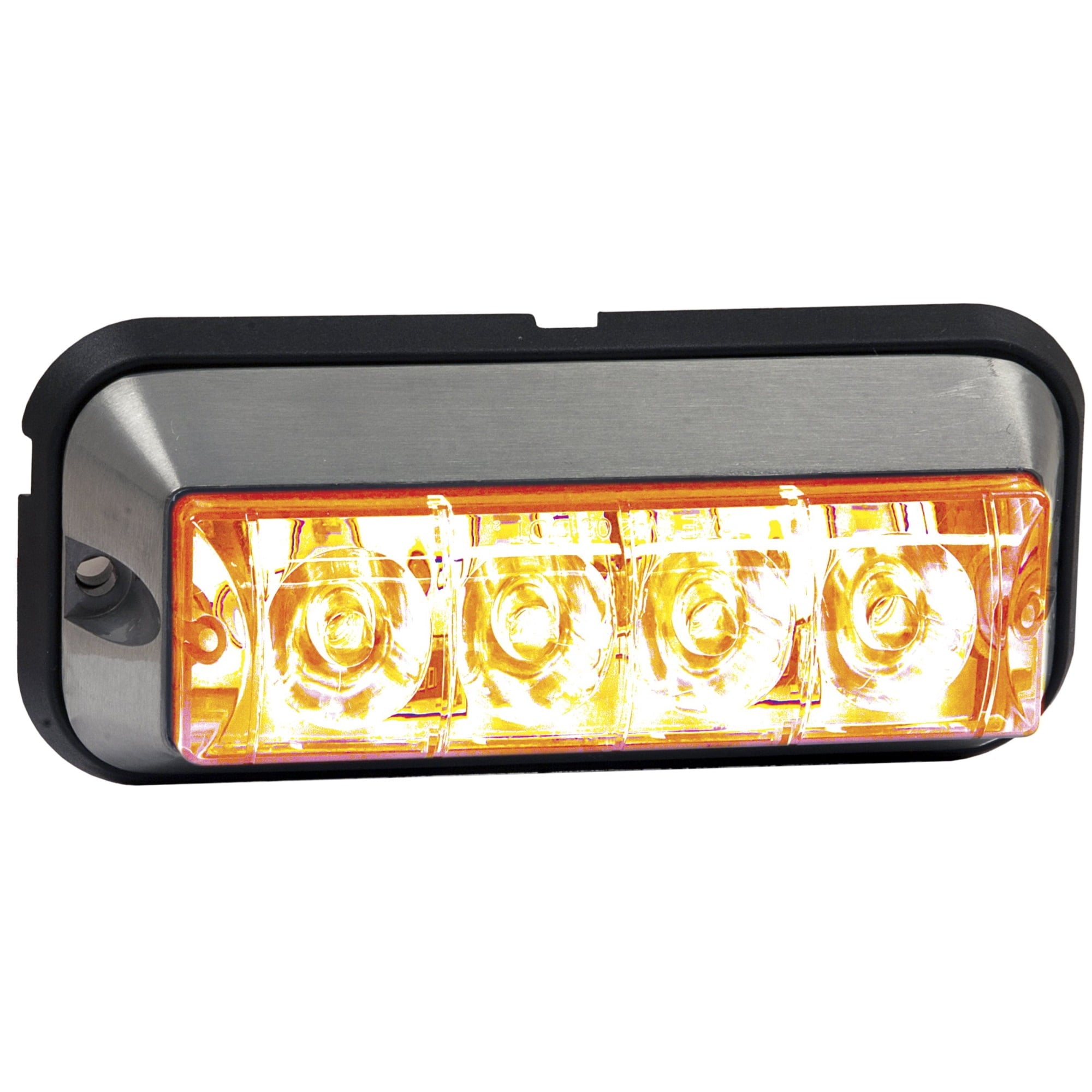 Light Strobe 4-7/8IN Rect 4LED Ambe