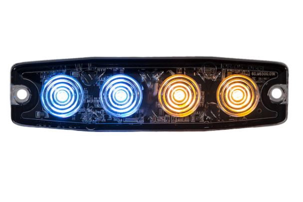 Light Strobe 4-3/8IN 4-LED Amber/Bl