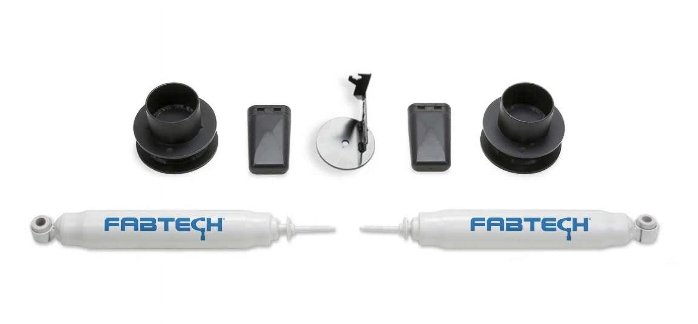 Fabtech Suspension Lift Kit Coil Spacer Kit with Performance Shocks For Ram 2500