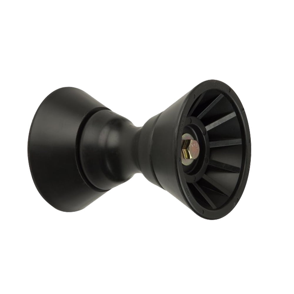 CE Smith - 29333 Bow Bell Roller Assembly - Durable Marine Tool - 4" Wide - 1/2" Shaft - Black