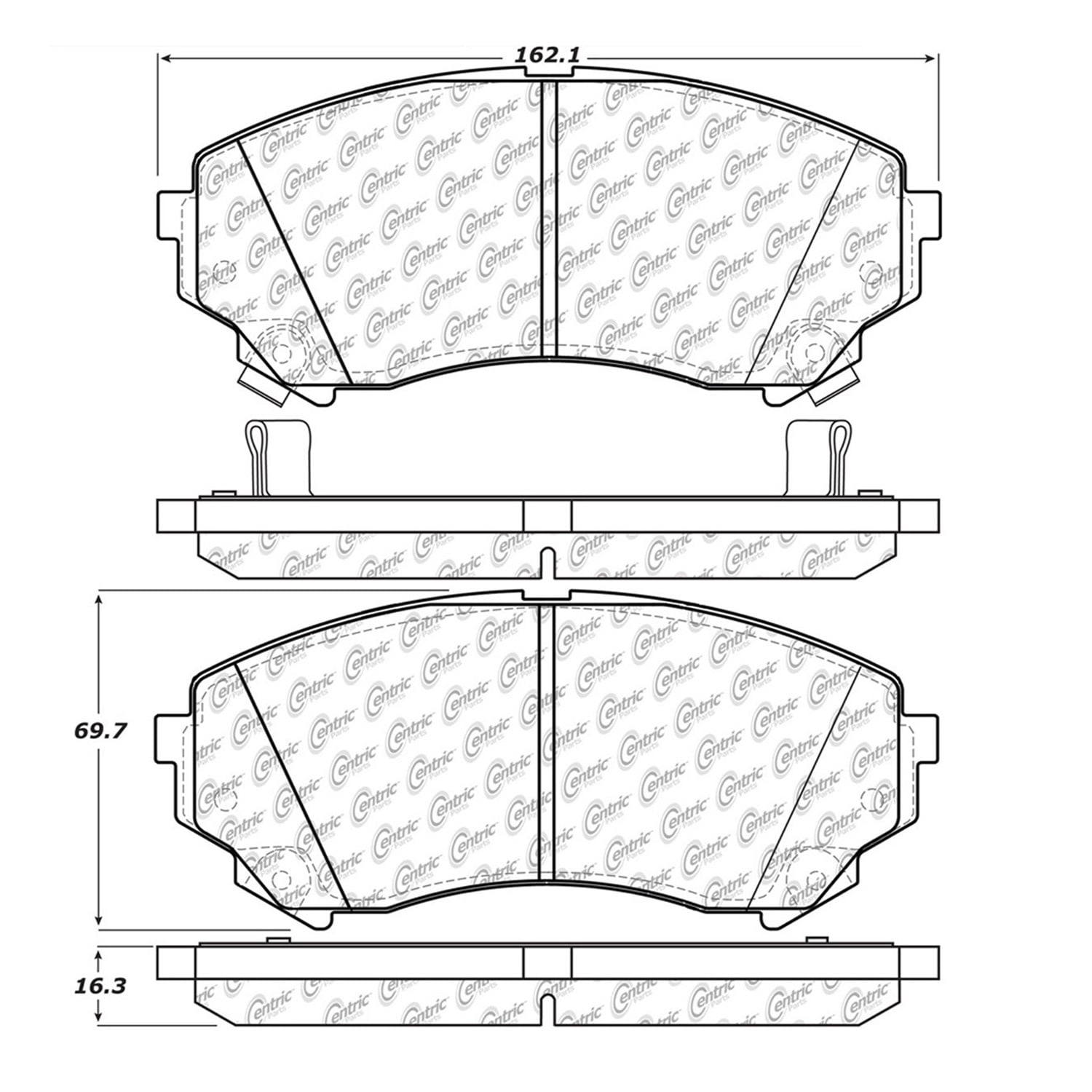 Posiquiet Semi Met Pads