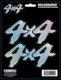 4X4 Diamondplate- 3PC.