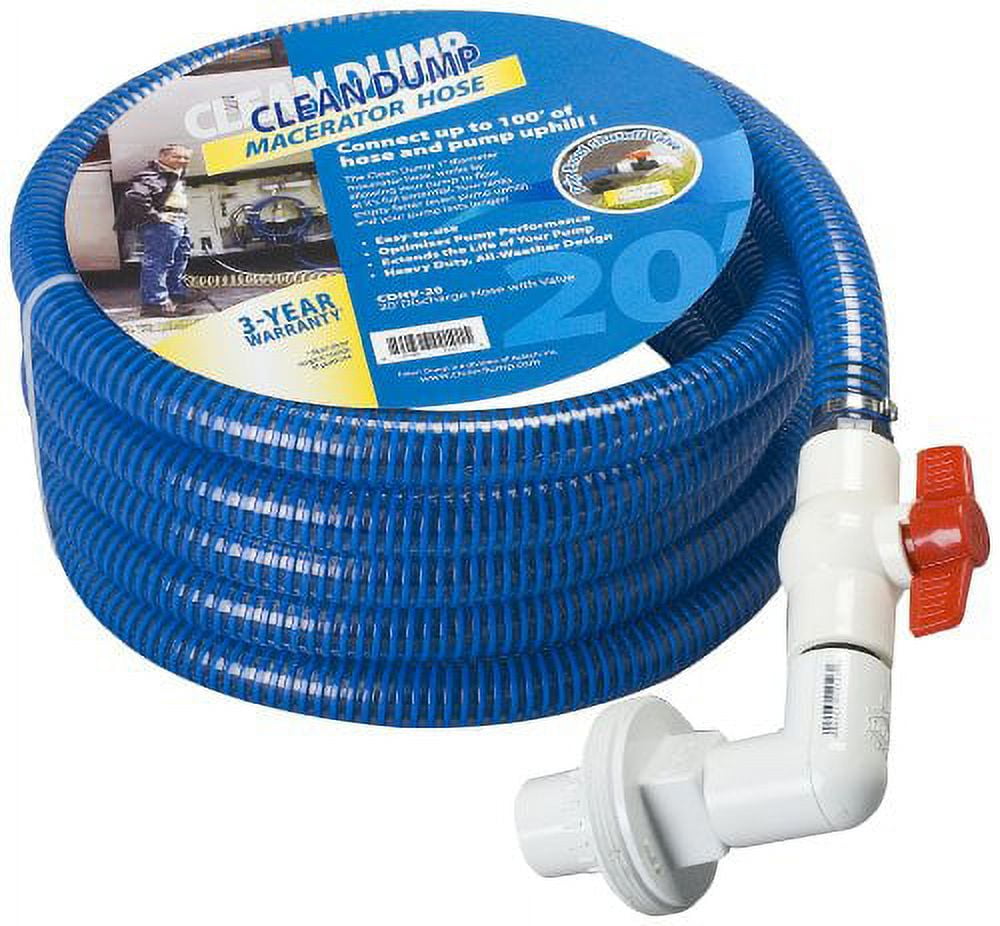 20' Discharge Hose W/Valv