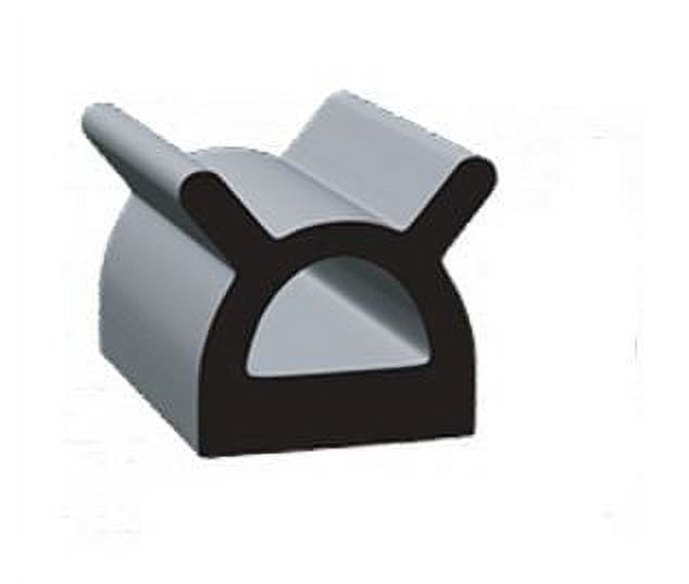 .695 X .56'D W/Ears' Epdm  W/ST Blk
