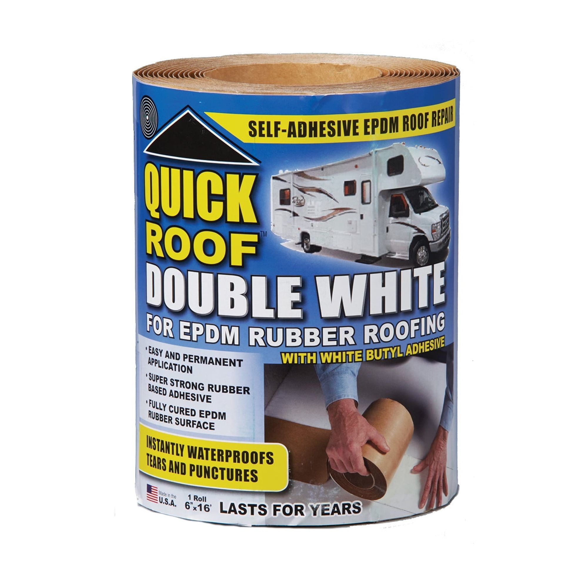New White Butyl Epdm Quick Roof 6'X
