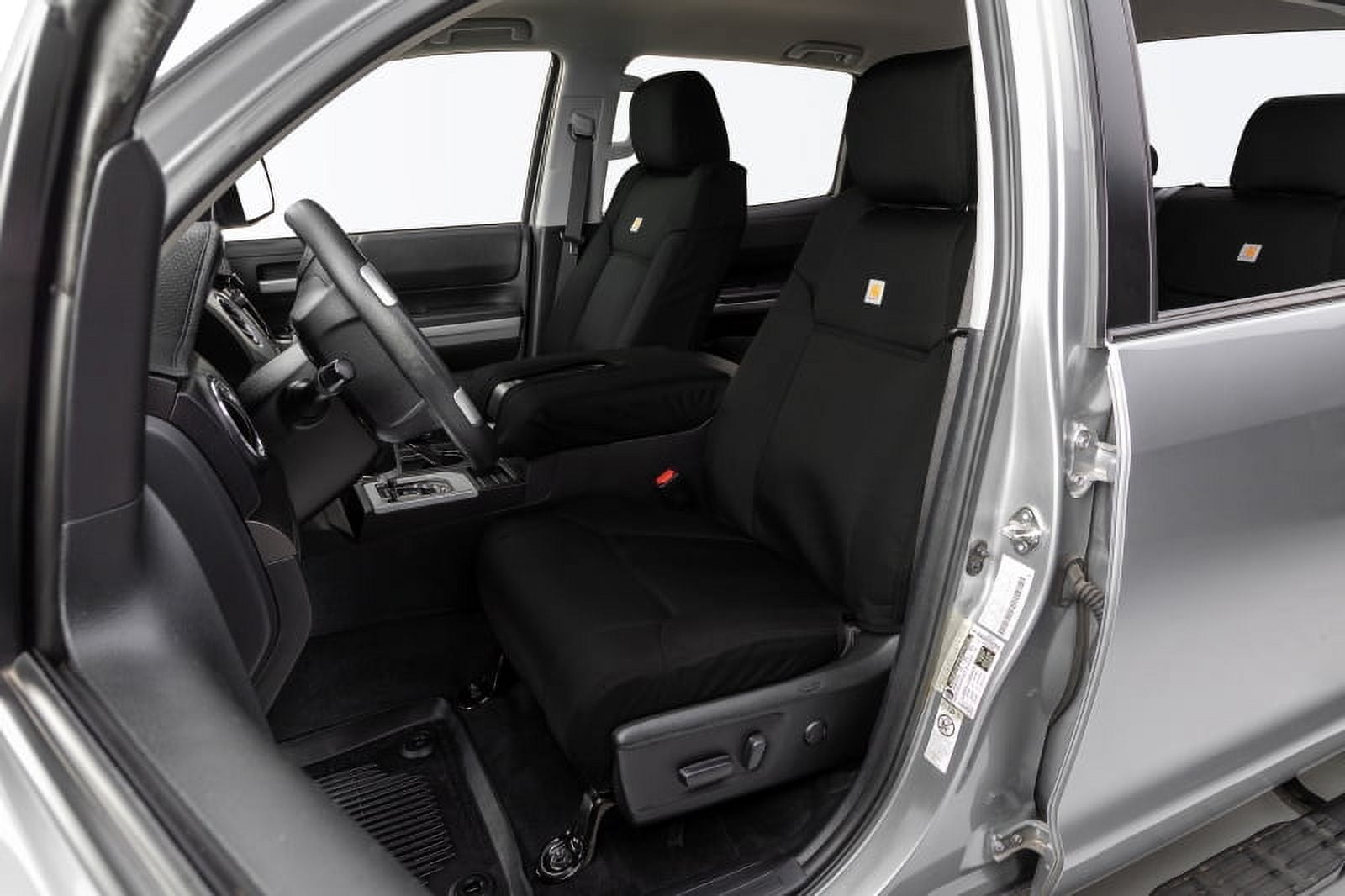 Covercraft 22-24 Toyota Tundra Carhartt Super Dux PrecisionFit Custom Second Row Seat Covers - Black