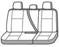 16 Tacoma Dcab Rear 60/40
