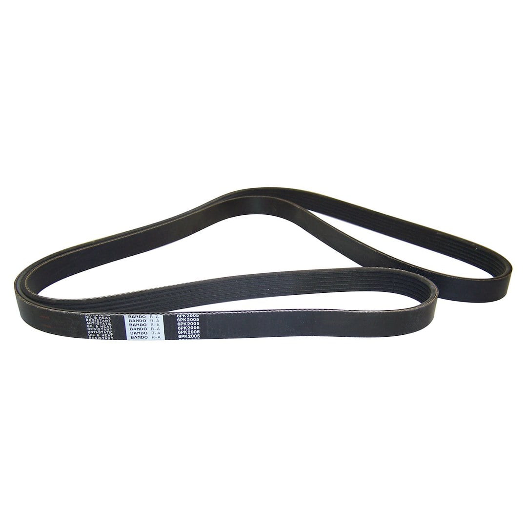 Accessory Drive Belt for Select Jeep 1997-2002 TJ Wrangler, 1994-1995 YJ Wrangler 1997-2000 XJ Cherokee, 2018-2022 MP Compass, 2015-2022 BU & BV...