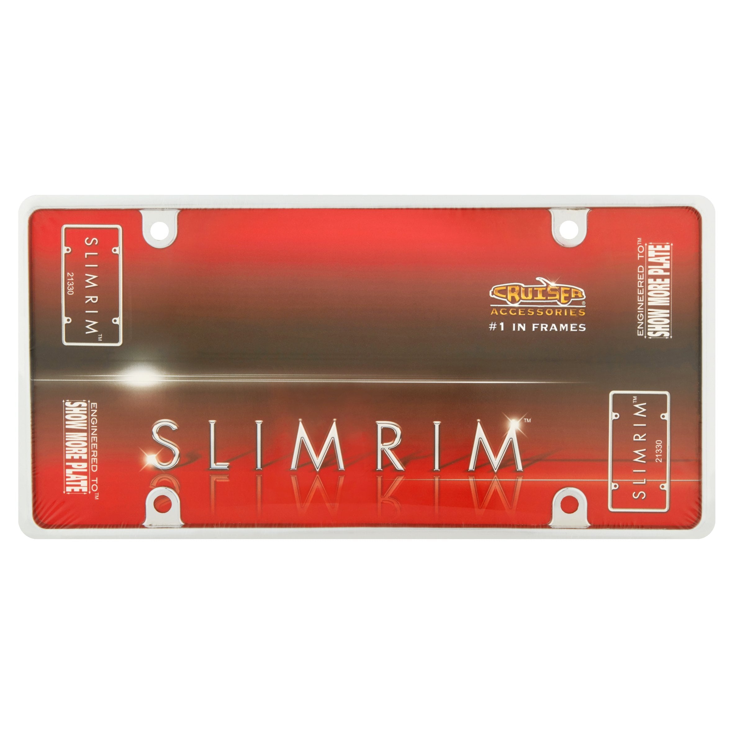 Slim Rim Chrome Lic Frame