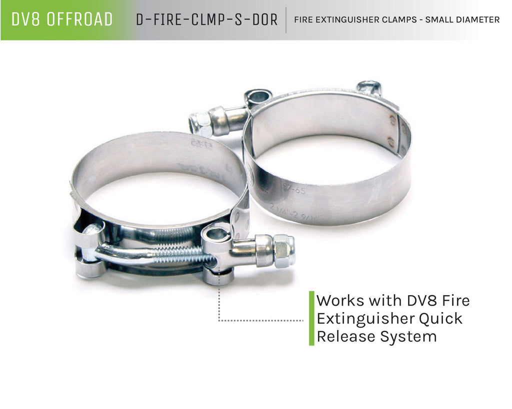 Fire Extinguisher Clamps Small Diameter