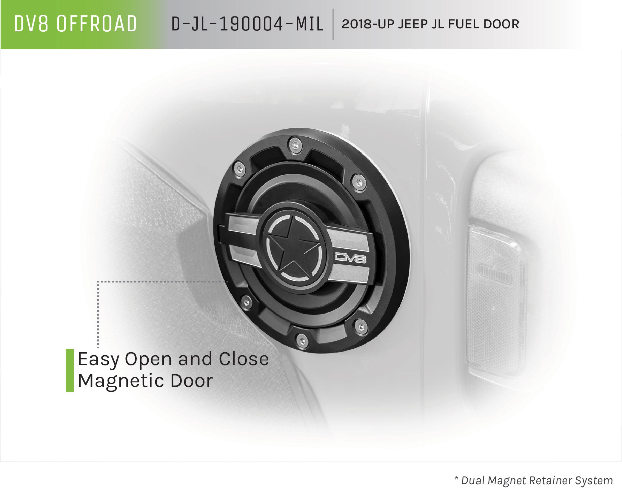Jeep JL Fuel Door