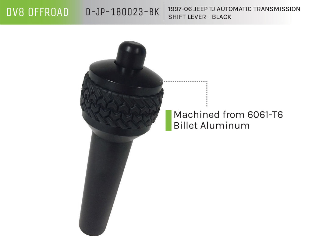 Jeep TJ Automatic Transmission Shift Lever Black