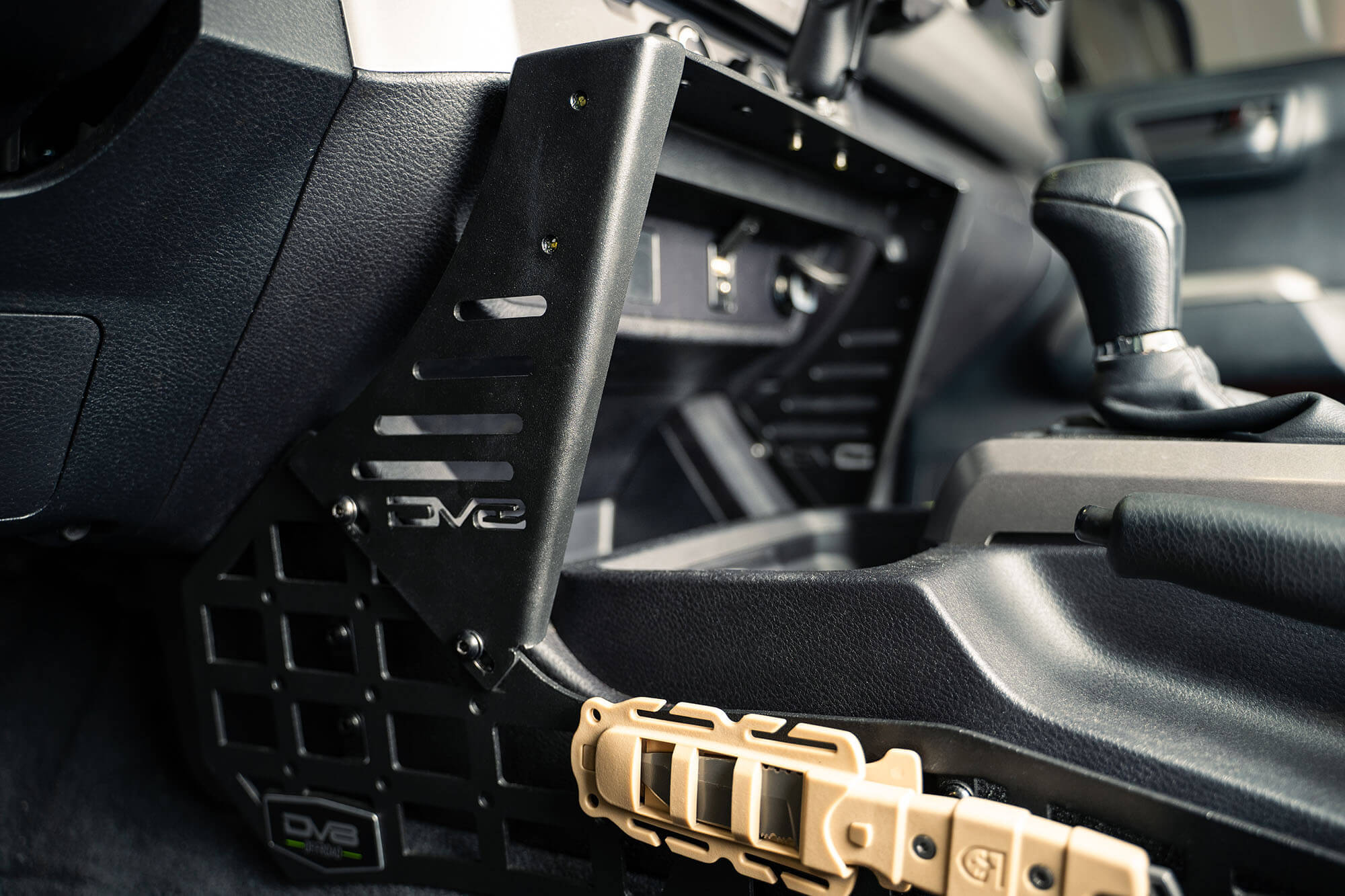 Toyota Tacoma Center Console Molle Panels & Device Mount