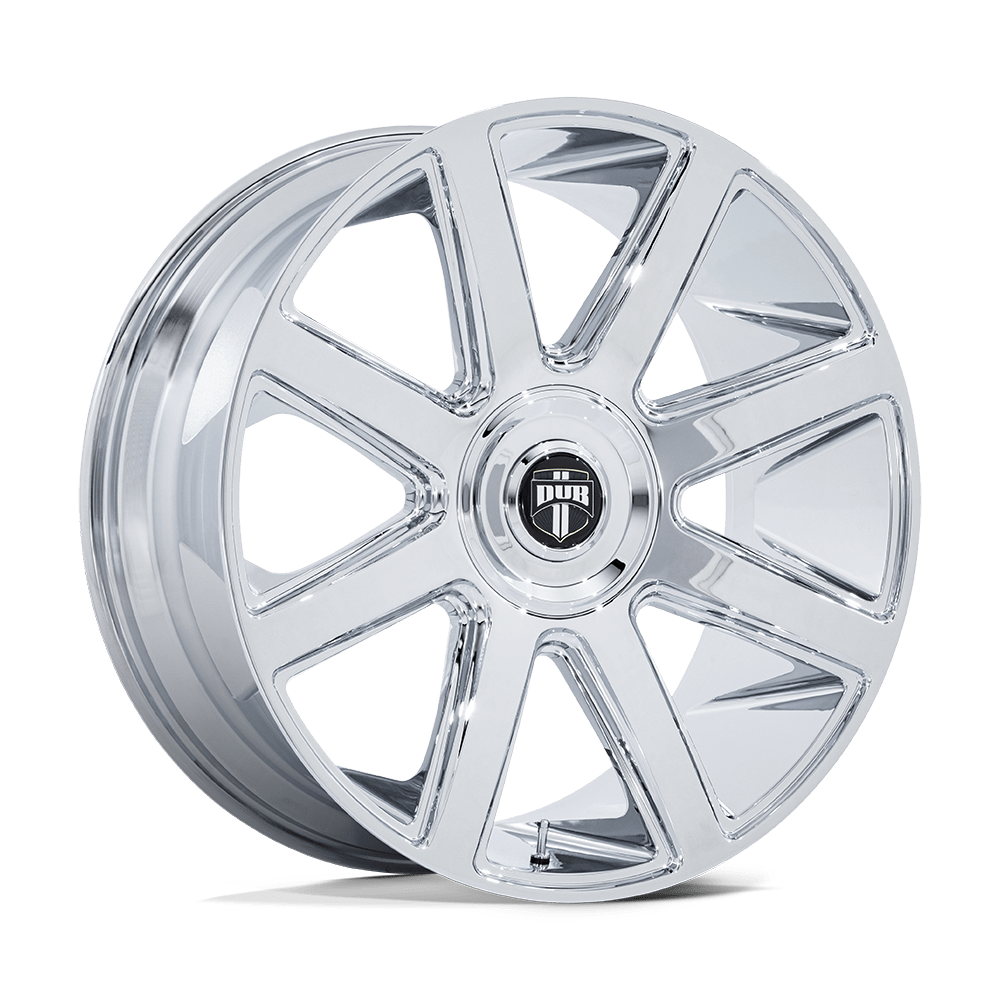Dub 1PC Pull 24X10 5X115/120 74 +15 Chrome